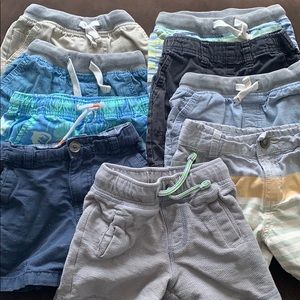 Lot of 9 boys 2T shorts